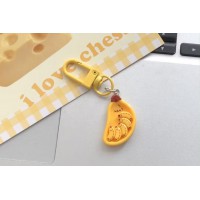 Banana Plate Keychain